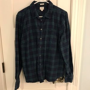 J crew button down plaid
